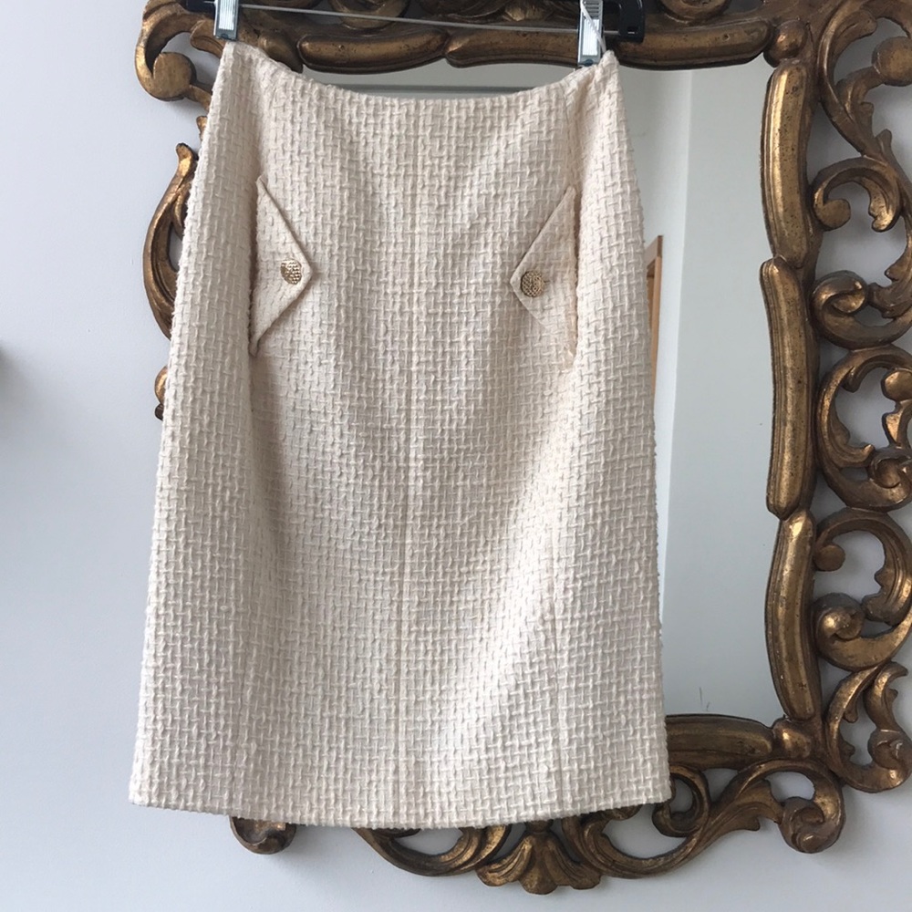100% AUTHENTIC CHANEL TWEED SKIRT!!!